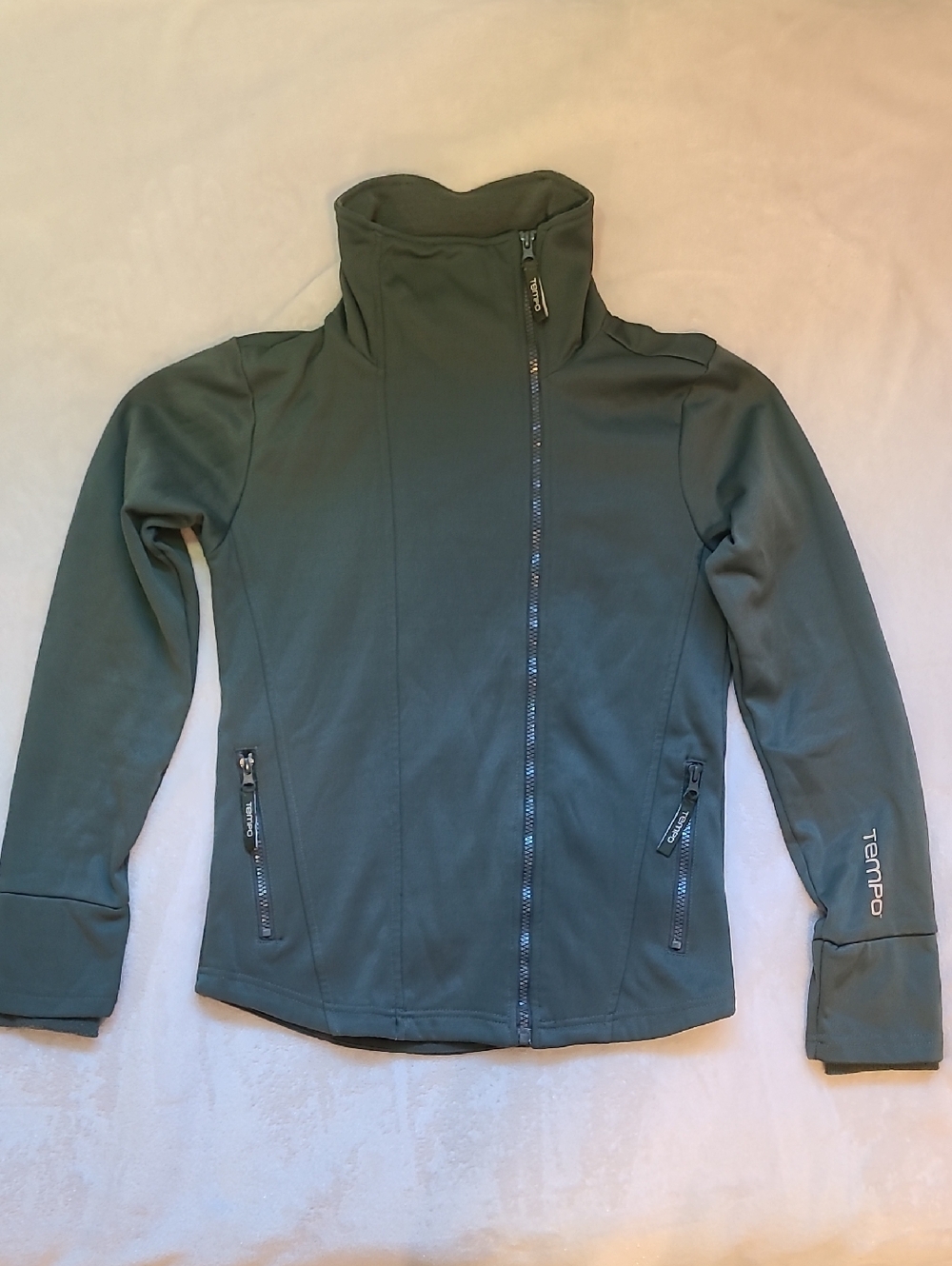 Tempo Equestrian Women's  Green Softshell Jacket